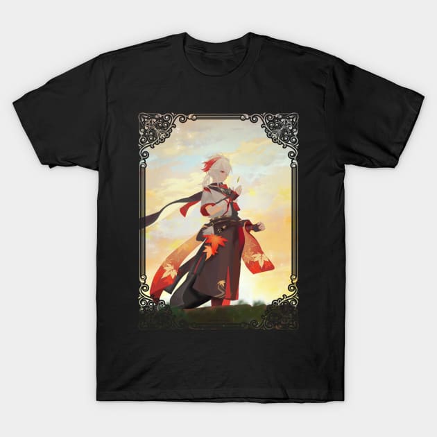 Kaedehara Kazuha - Genshin Impact T-Shirt by SaucyBandit